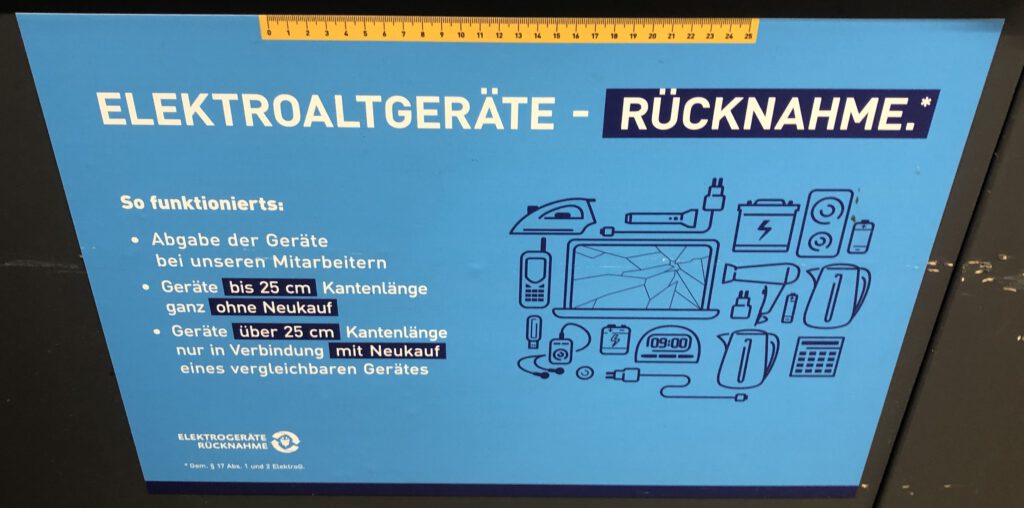 Elektrische Zahnbürsten entsorgen - Elektrogeräte Entsorgung am Beispiel von Aldi