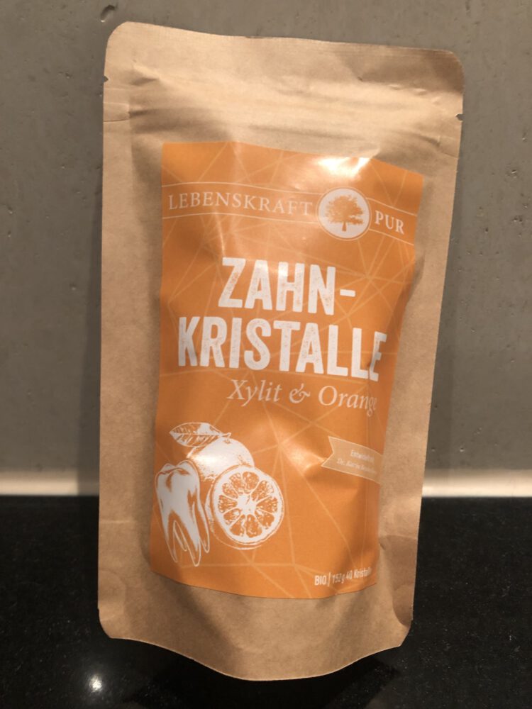 Lebenskraftpur Zahnkristalle - Xylit & Orange