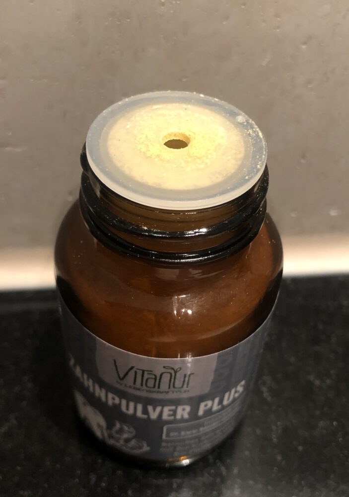 Vitanur Zahnpulver Plus - Öffnung