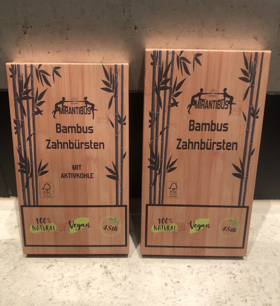 Mirantibus Bambus Zahnbürste - Verpackung