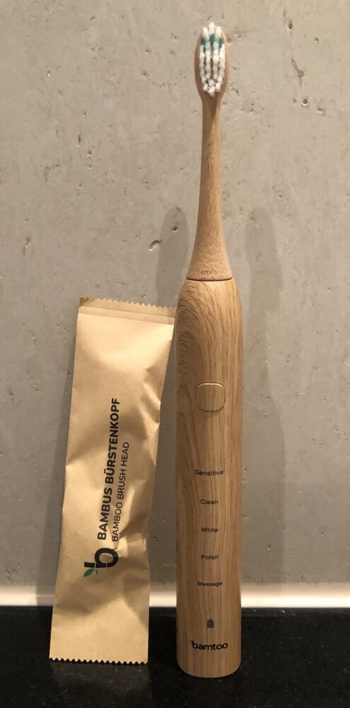 Zahnheld Schallzahnbürste bamtoo KOA Schallzahnbürste mit Ersatzbürstenkopf