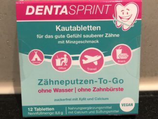 Dentasprint Zahnpflege Kautabletten - Verpackungsfront