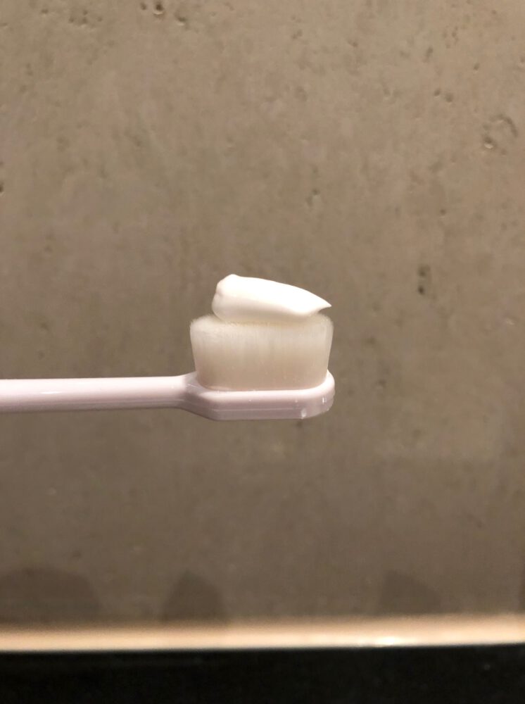 Zahncreme auf der "Nano. Die Zahnbürste." - Zahncreme selber machen