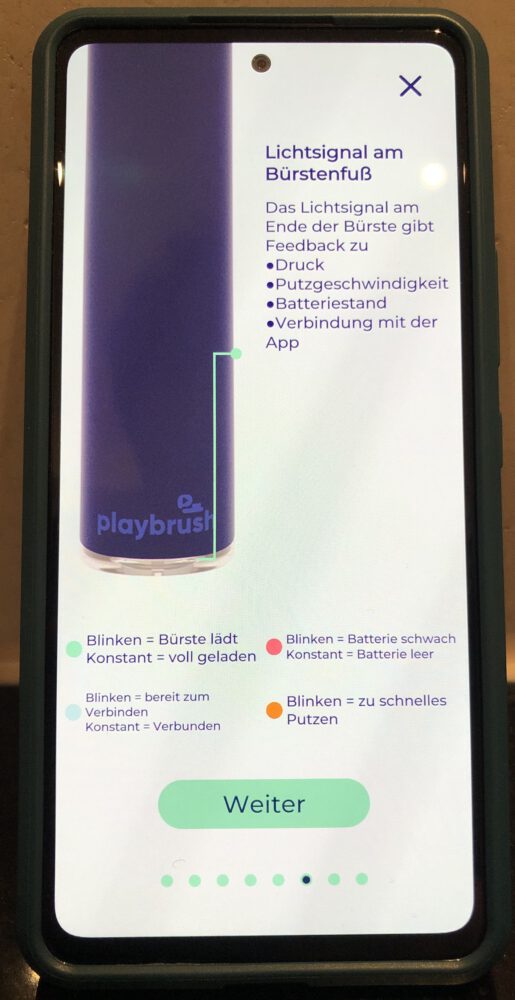 Playbrush Smart One X Schallzahnbürste - App Einrichtung Bild 9