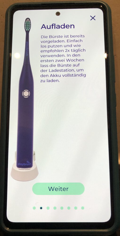 Playbrush Smart One X Schallzahnbürste - App Einrichtung Bild 5