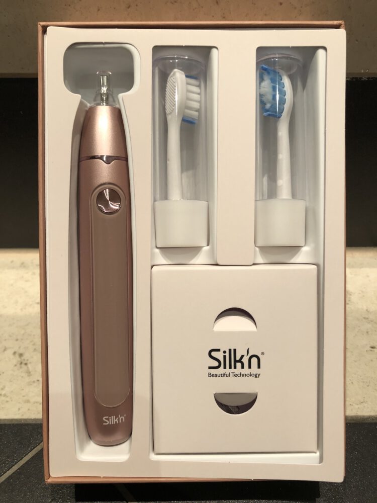 Zahnheld elektrische Zahnbürste - Verpackungsinhalt Silk'n Schallzahnbürste - Verpackungsinhalt
