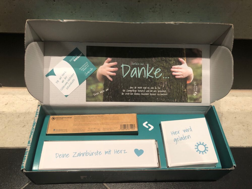 Sträight elektrische Zahnbürste (Verpackung) Sagsweisser elektrische Zahnbürste - Erster Blick in die Verpackung