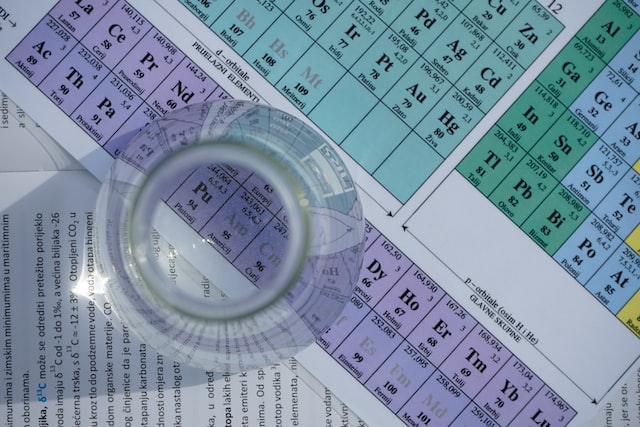 Zahnprothese reinigen mit Wasserstoffperoxid - Wasserstoffperoxid im Glaskolben